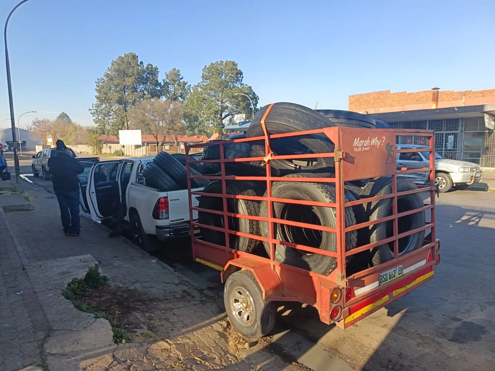 Tyre pressure and safety inspection